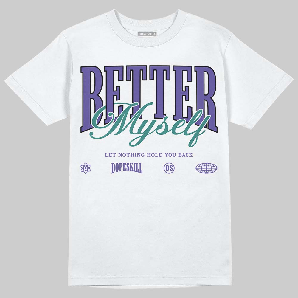 Grape 5s superstreetwear T-Shirt Better Myself Graphic