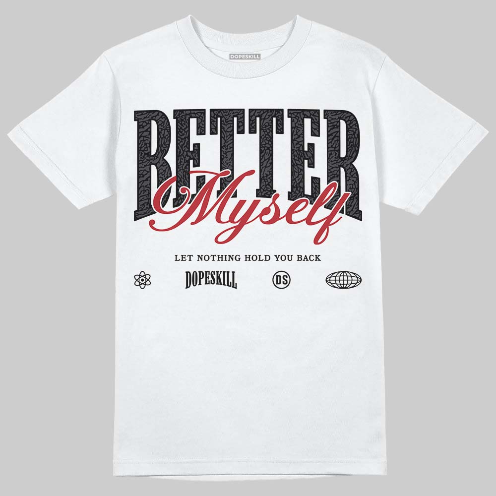 Black Cat 3s superstreetwear T-Shirt Better Myself Graphic