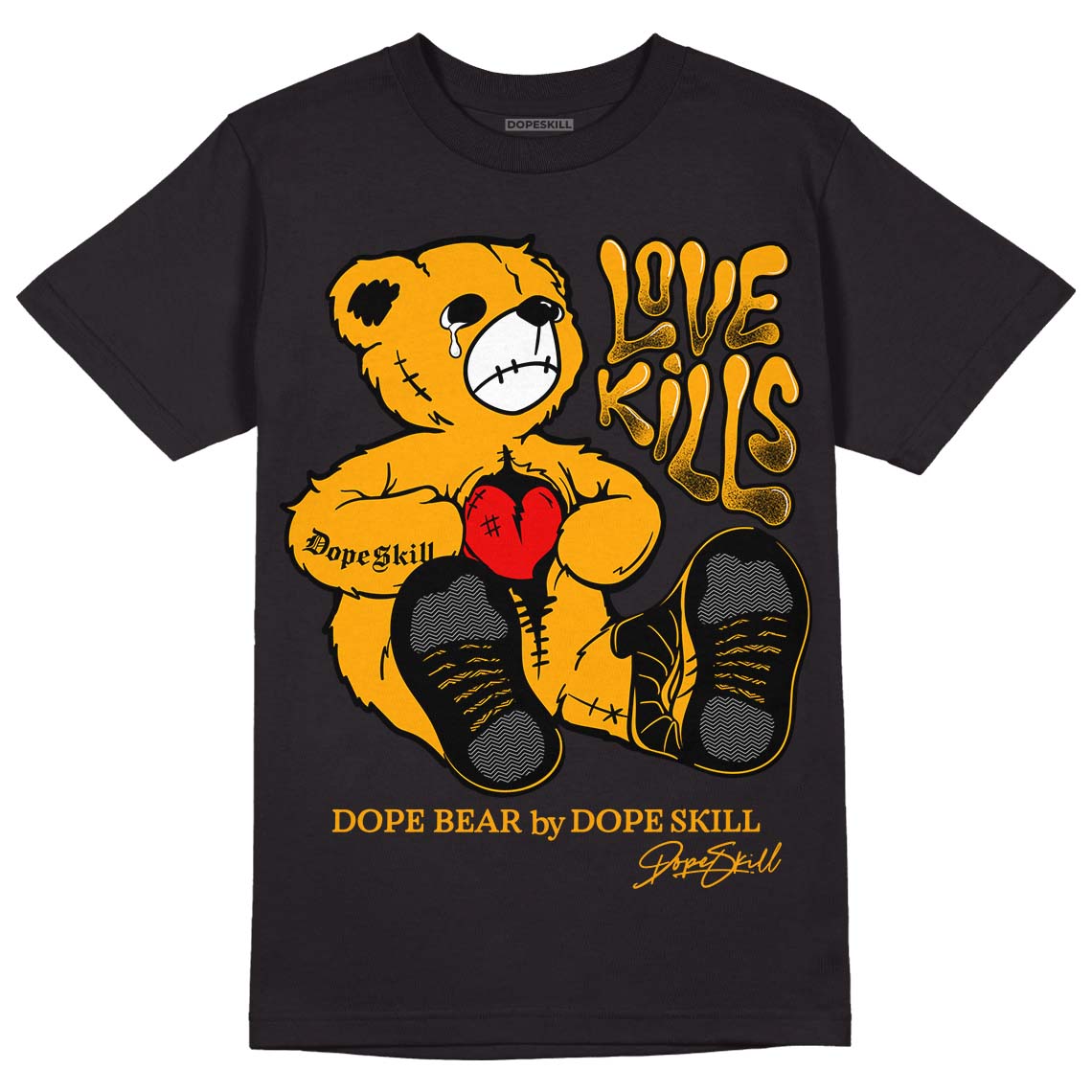 Black Taxi 12s superstreetwear T-Shirt Love Kills Graphic