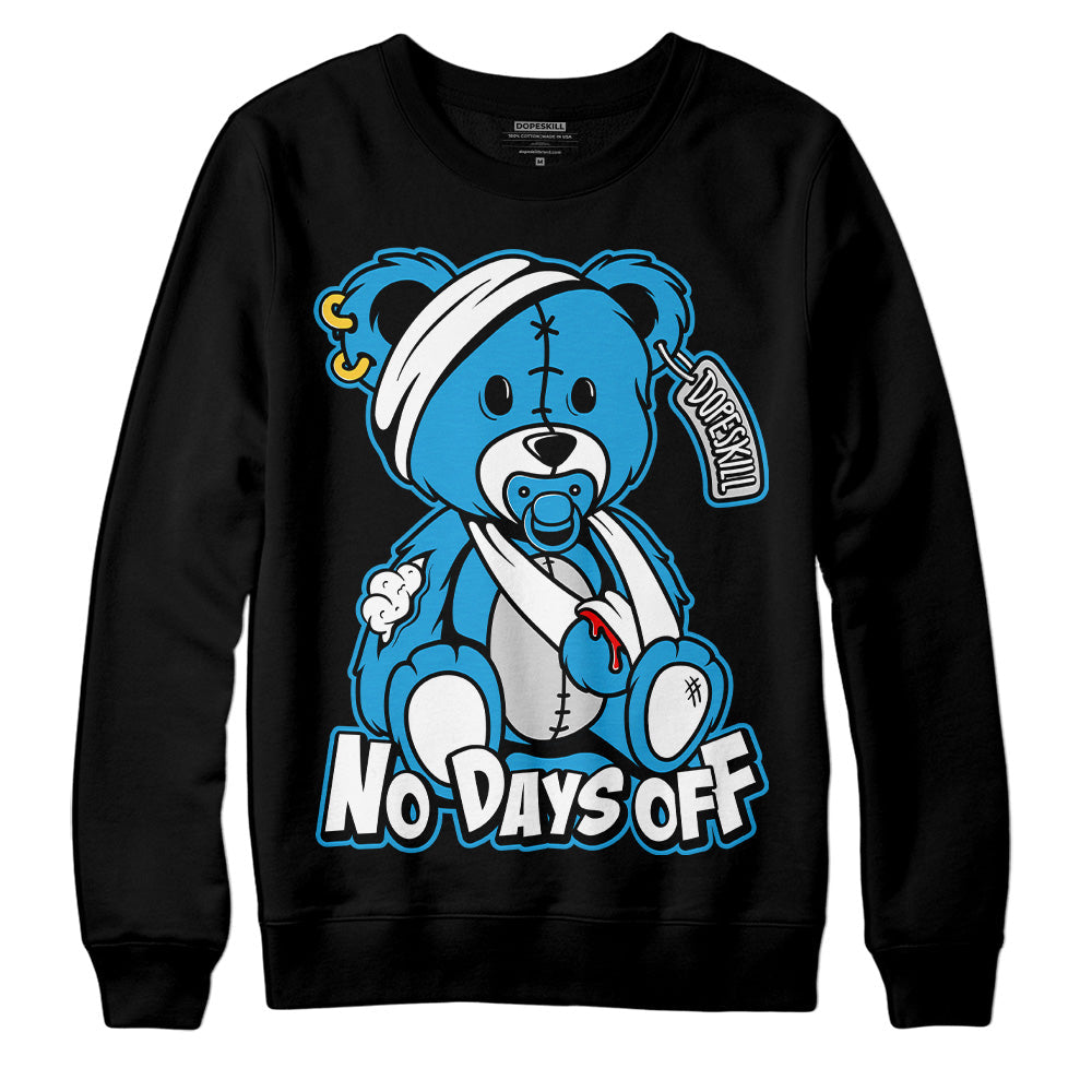 Military Blue 4s superstreetwear Sweatshirt Hurt Bear Graphic