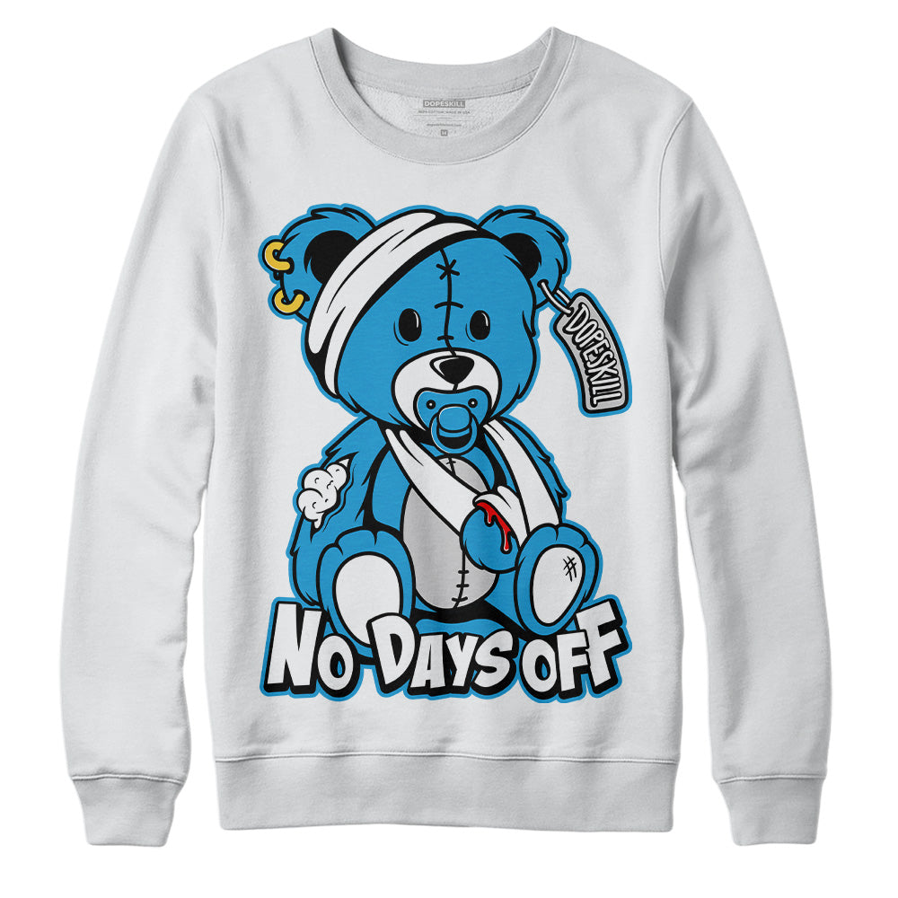 Military Blue 4s superstreetwear Sweatshirt Hurt Bear Graphic