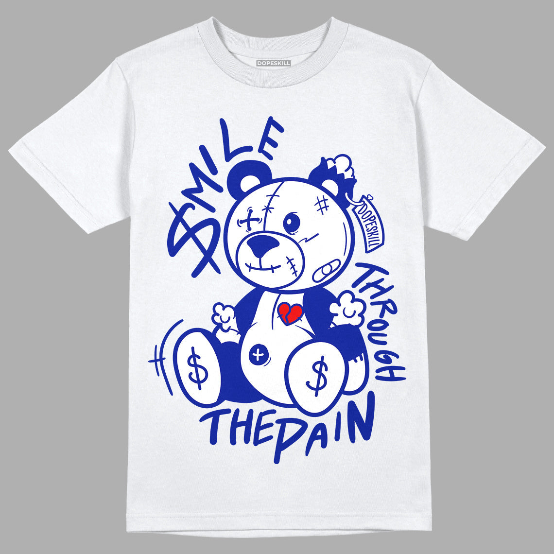 Racer Blue White Dunk Low superstreetwear T-Shirt BEAN Graphic