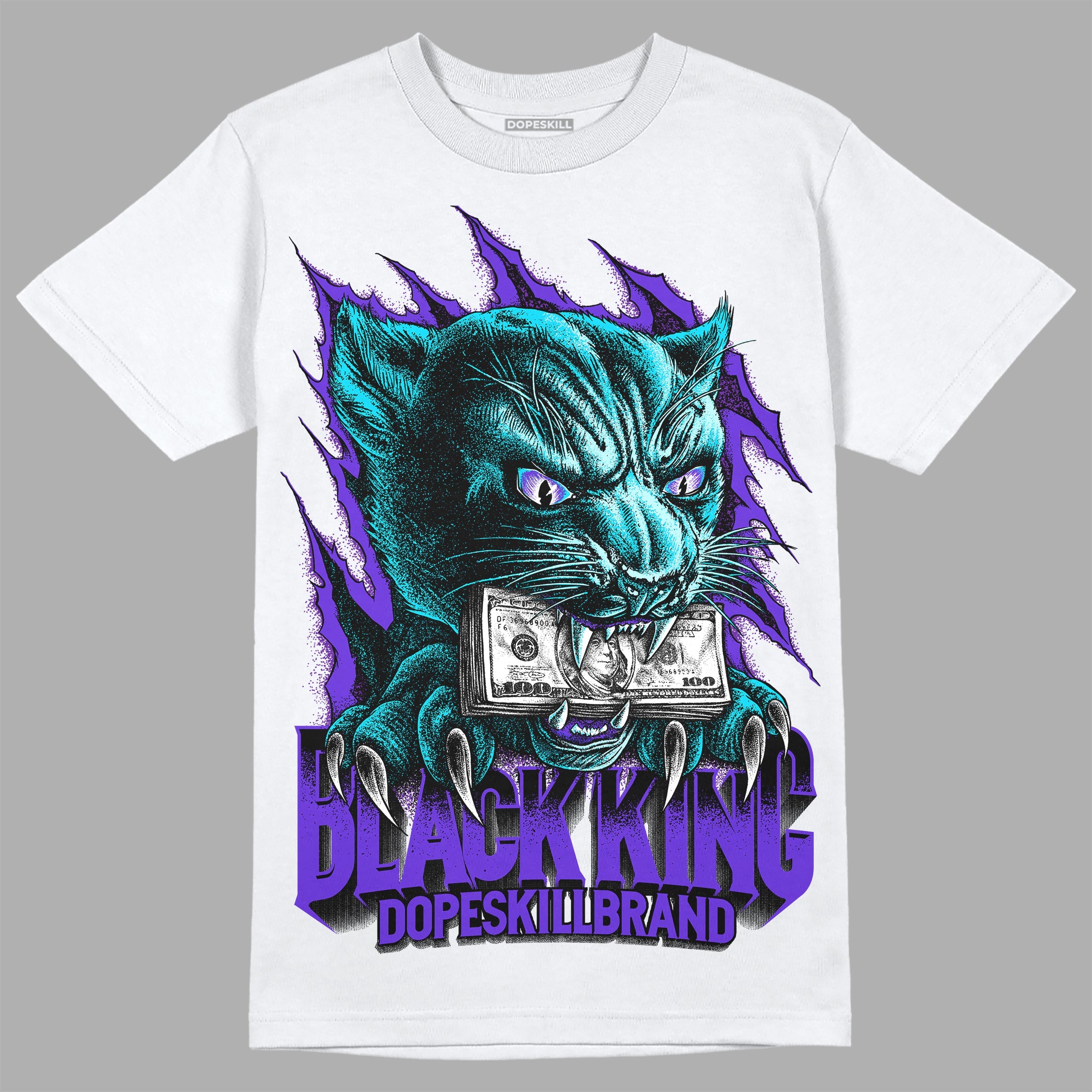 Aqua 6s superstreetwear T-Shirt Black King Graphic