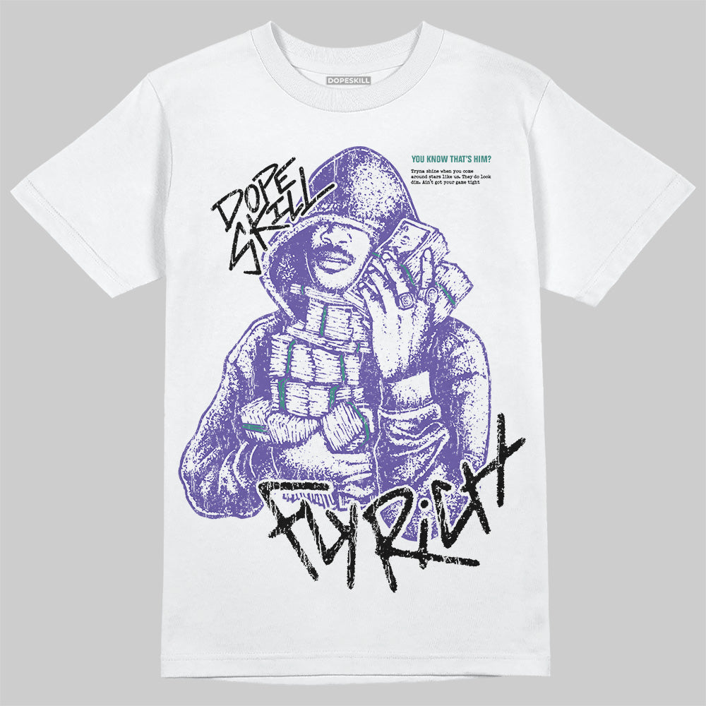 Grape 5s superstreetwear T-Shirt Fly Rich Graphic