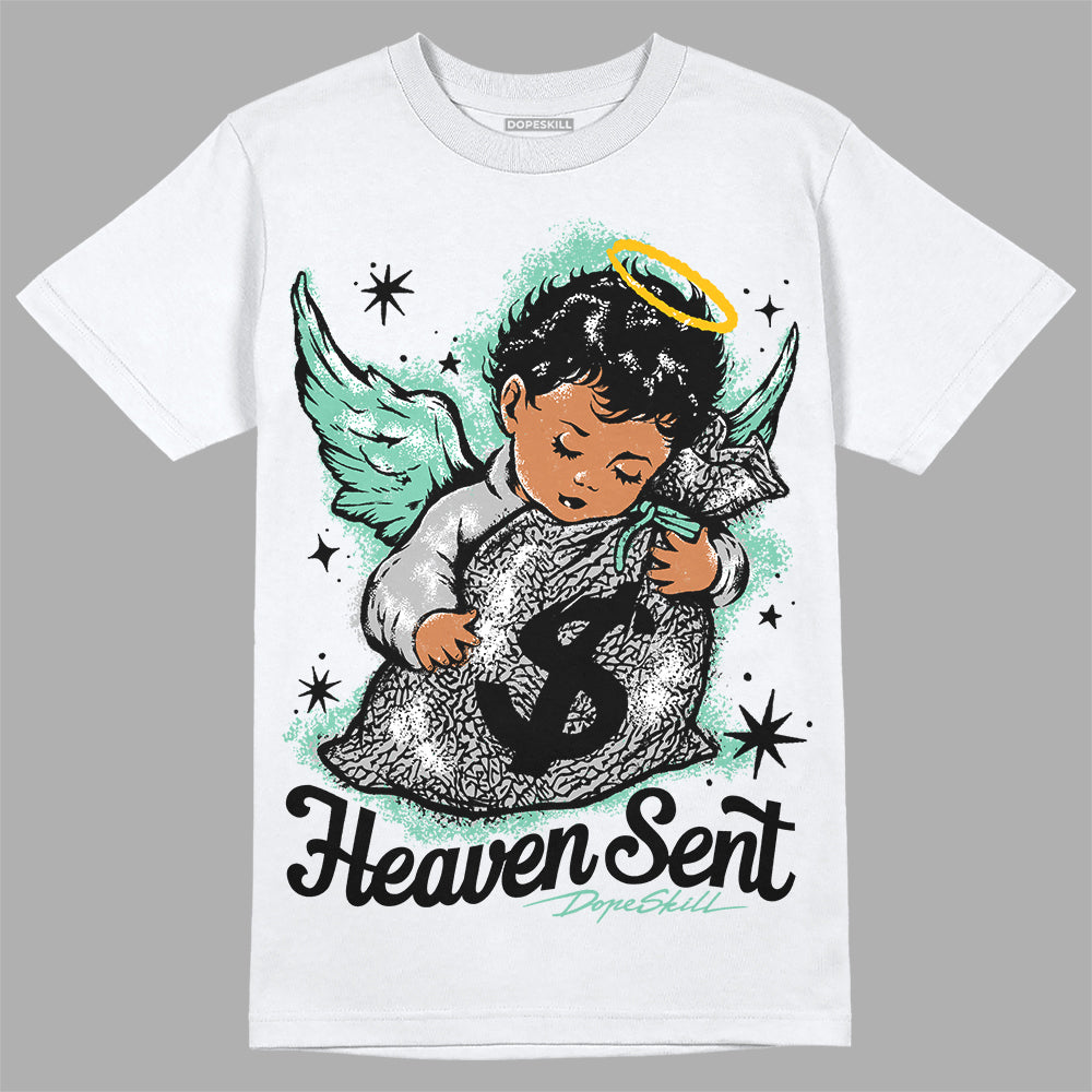 Green Glow 3s superstreetwear T-Shirt Heaven Sent Graphic