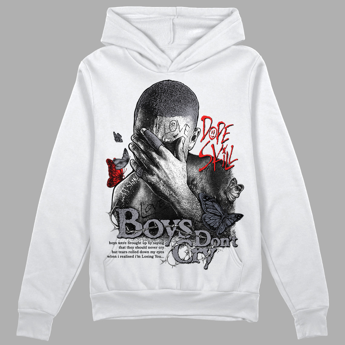 Stealth 14s superstreetwear Hoodie Sweatshirt Boys Don't Cry Graphic
