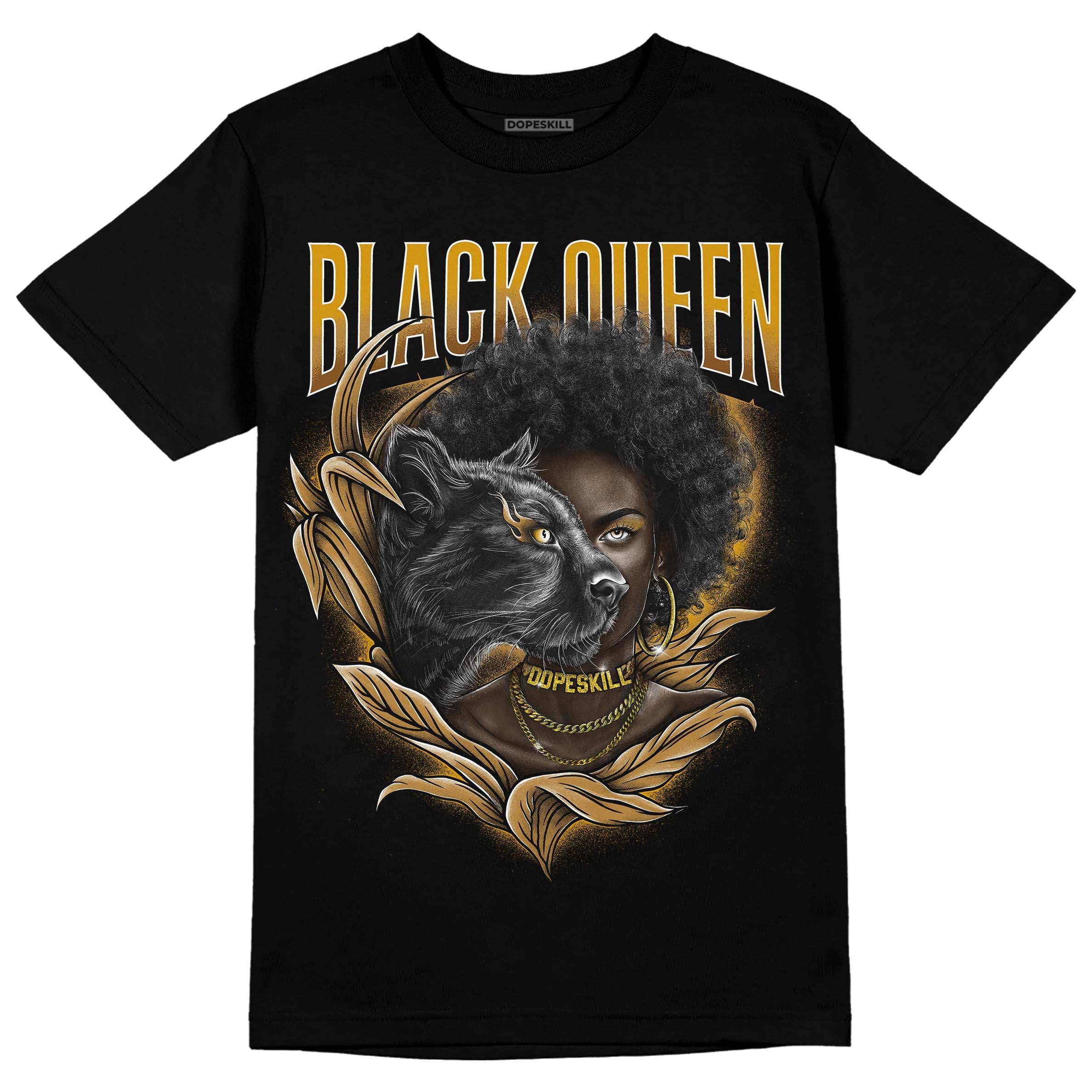 Wheat 13s superstreetwear T-Shirt New Black Queen Graphic