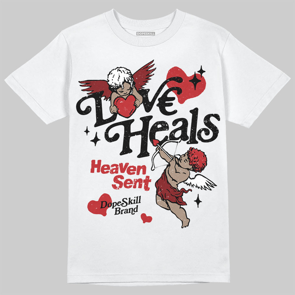 Flu Game 12s superstreetwear T-Shirt New Love Heals Graphic