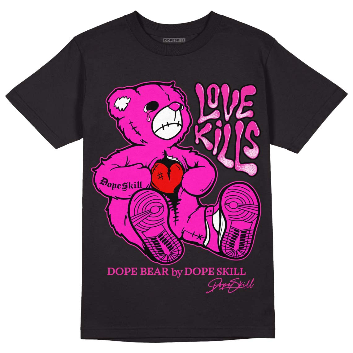 Dunk Low Active Fuchsia superstreetwear T-Shirt Love Kills Graphic