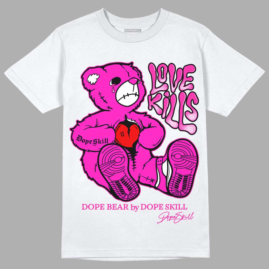 Dunk Low Active Fuchsia superstreetwear T-Shirt Love Kills Graphic