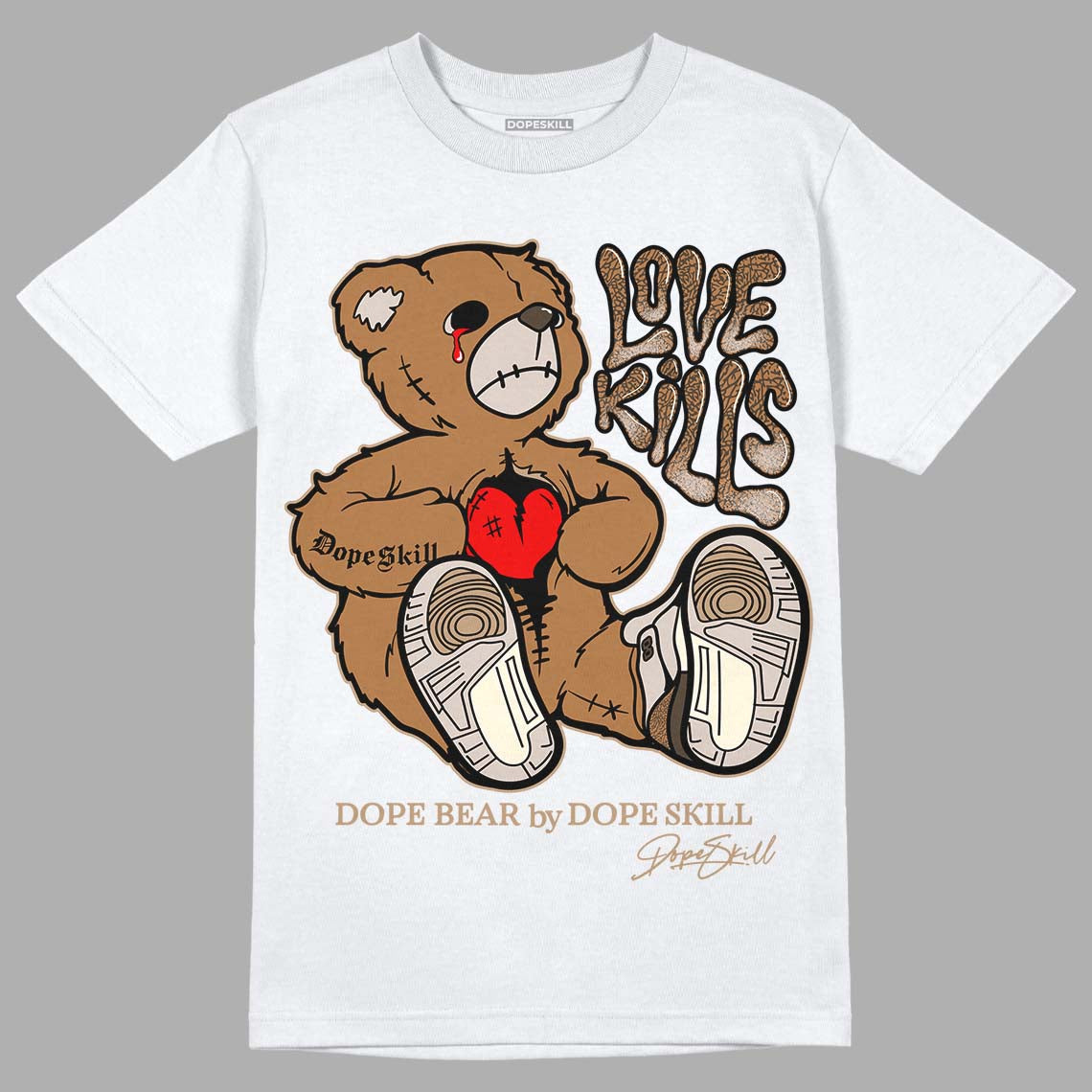 Palomino 3s superstreetwear T-Shirt Love Kills Graphic