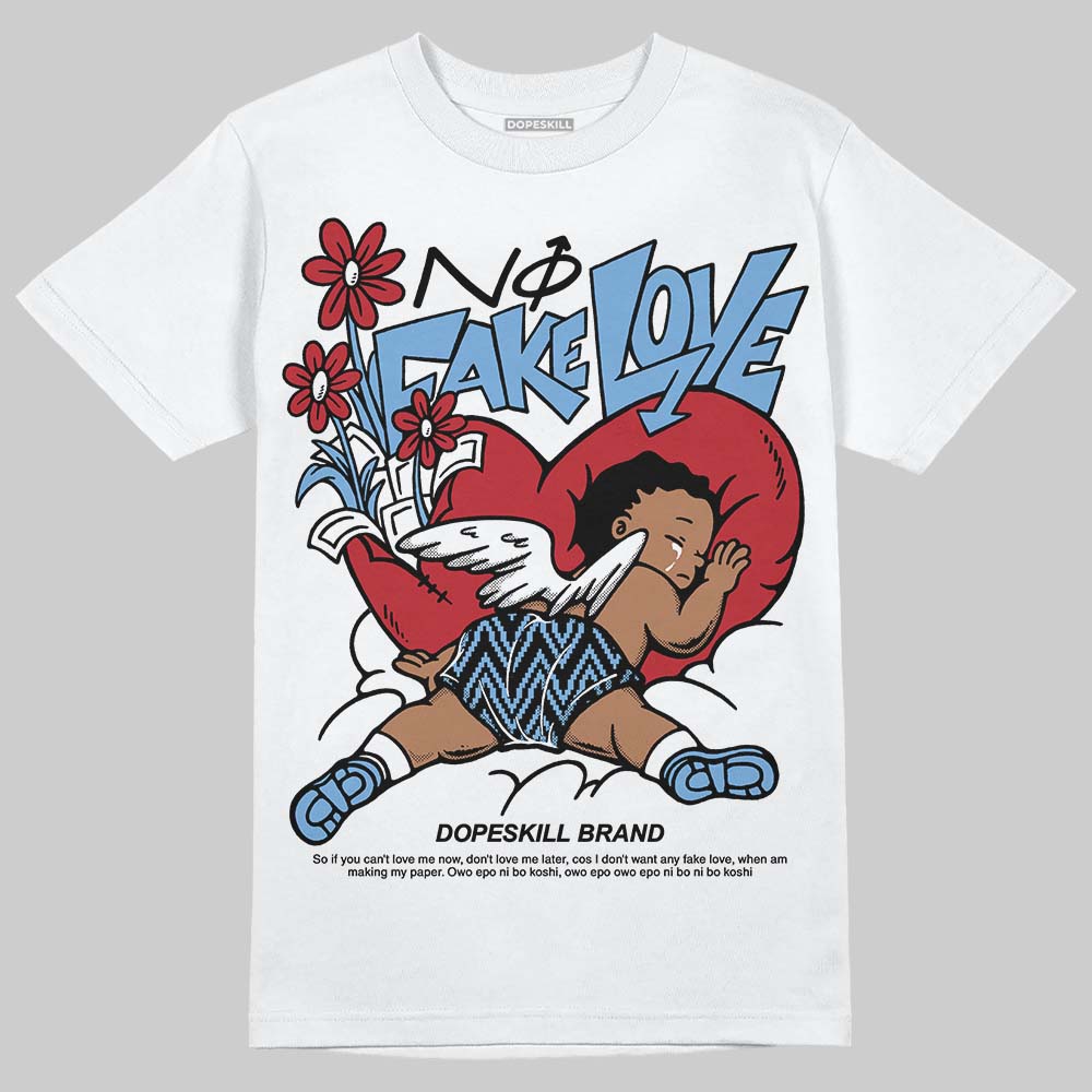Melo 12s superstreetwear T-Shirt No Fake Love Graphic