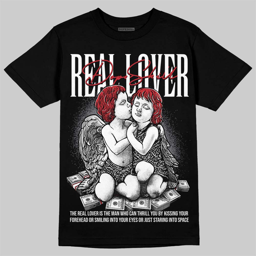 Cement Grey 3s superstreetwear T-Shirt Real Lover Graphic
