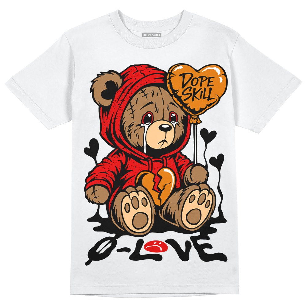 Red Cement 4S superstreetwear T-Shirt Broken Bear Graphic
