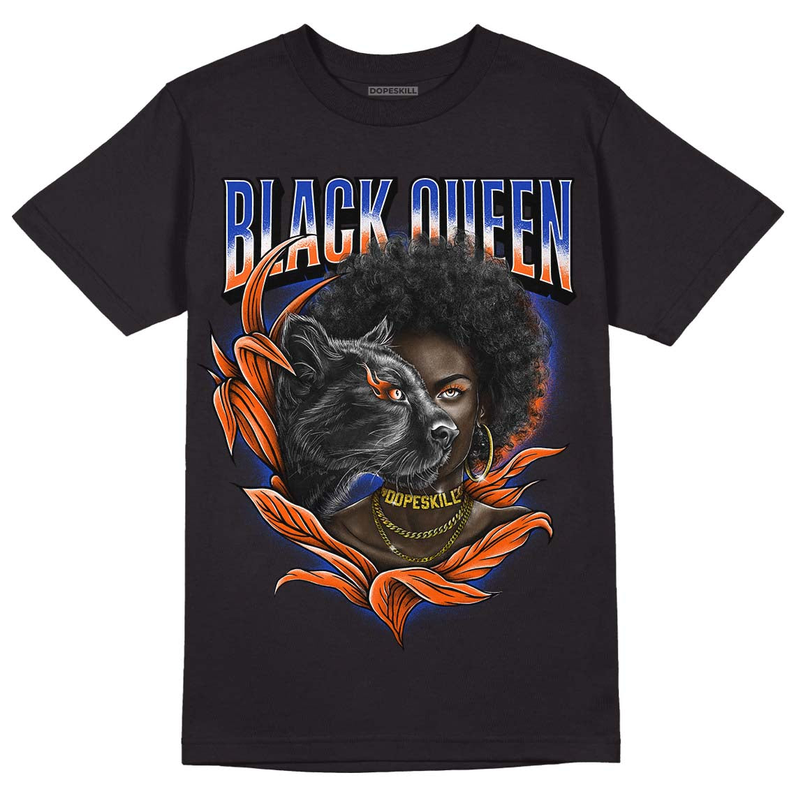 Dunk Low Futura Orange Blaze superstreetwear T-Shirt New Black Queen Graphic