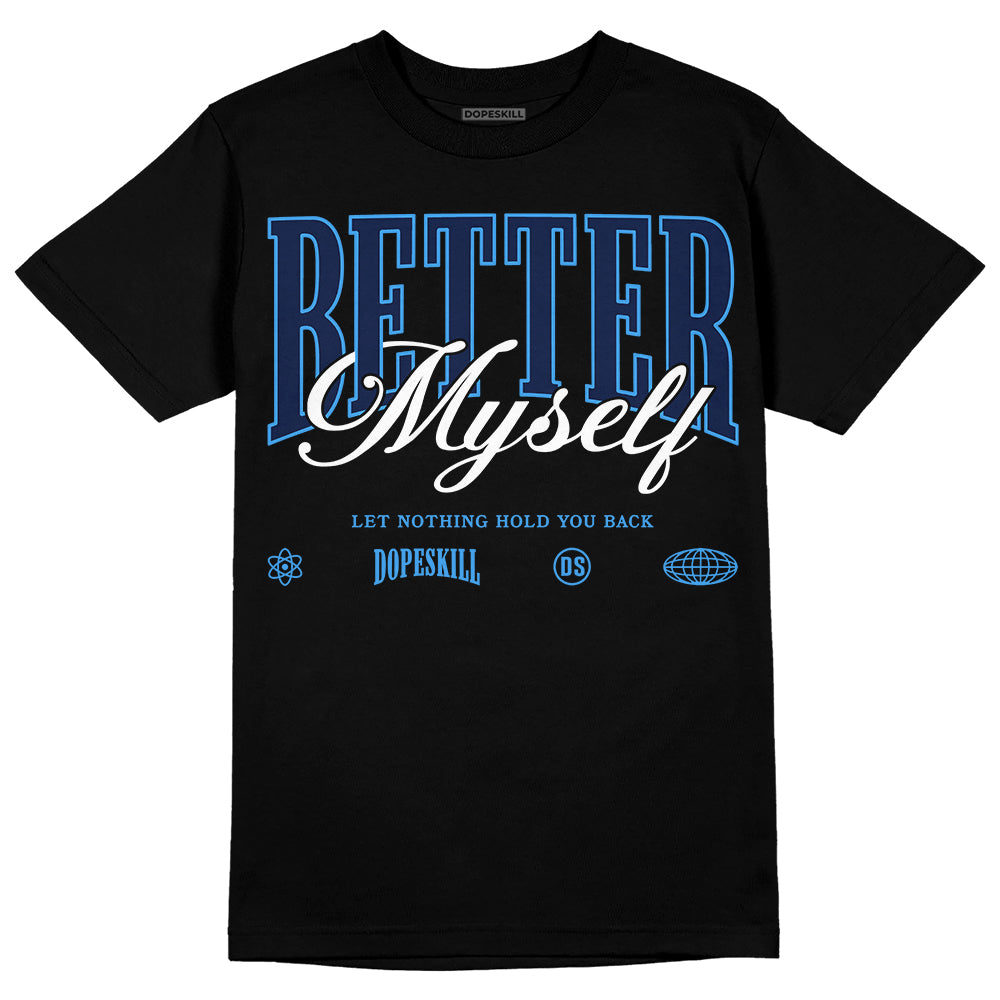 Midnight Navy 3s superstreetwear T-Shirt Better Myself Graphic