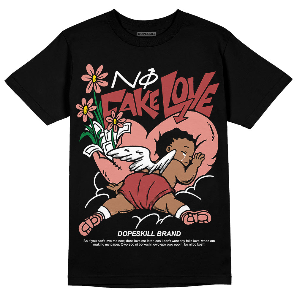 Dune Red 13s superstreetwear T-Shirt No Fake Love Graphic