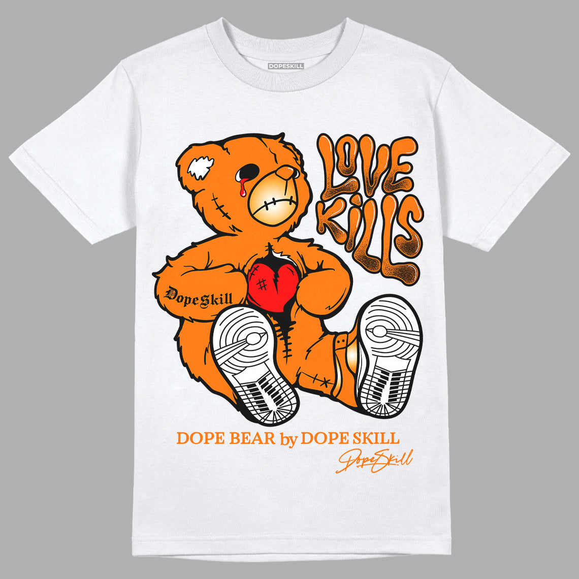 Dunk Low Magma Orange superstreetwear T-Shirt Love Kills Graphic