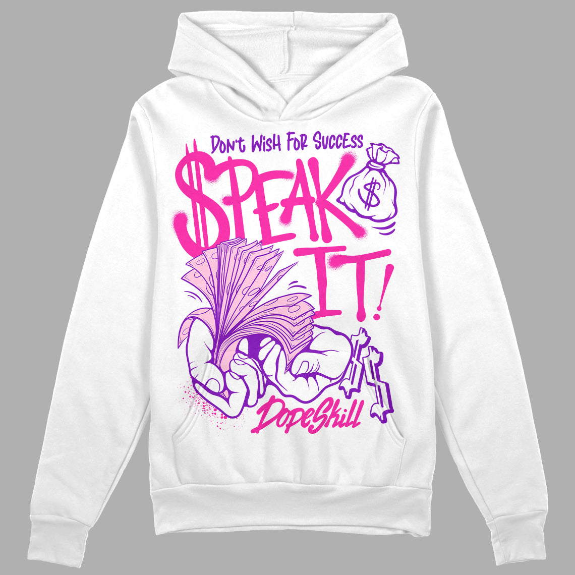 Triple Pink Dunk superstreetwear Hoodie Sweatshirt Speak It Graphic