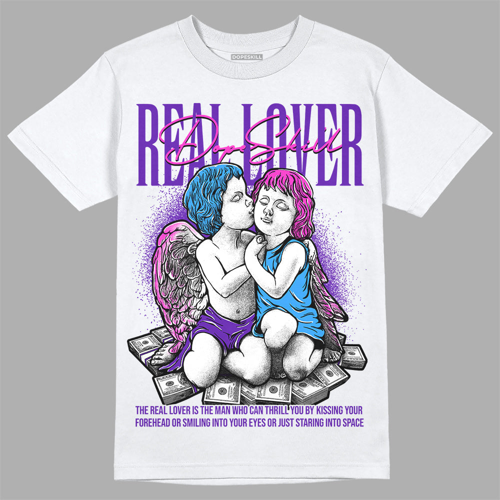 Dunk Purple Championship Court White superstreetwear T-Shirt Real Lover Graphic