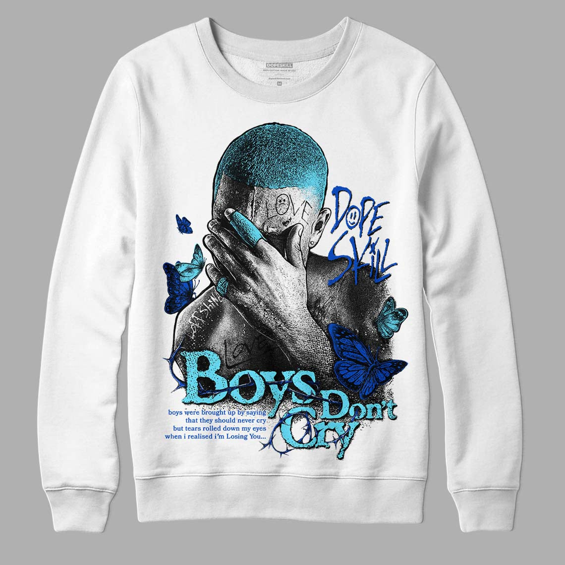 SB Dunk Argon superstreetwear Sweatshirt Boys Don't Cry Graphic