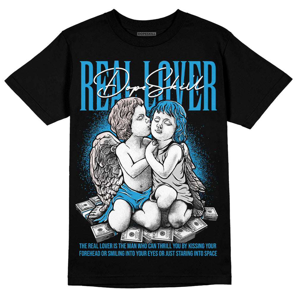 Military Blue 4s superstreetwear T-Shirt Real Lover Graphic