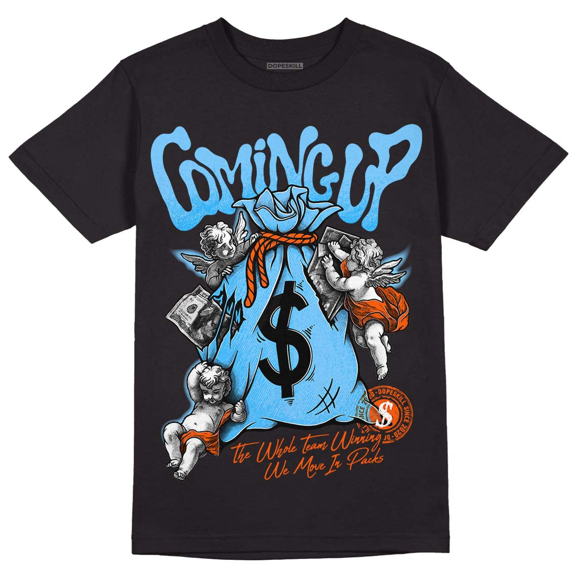 Dunk Low Futura University Blue superstreetwear T-Shirt Money Bag Coming Up Graphic