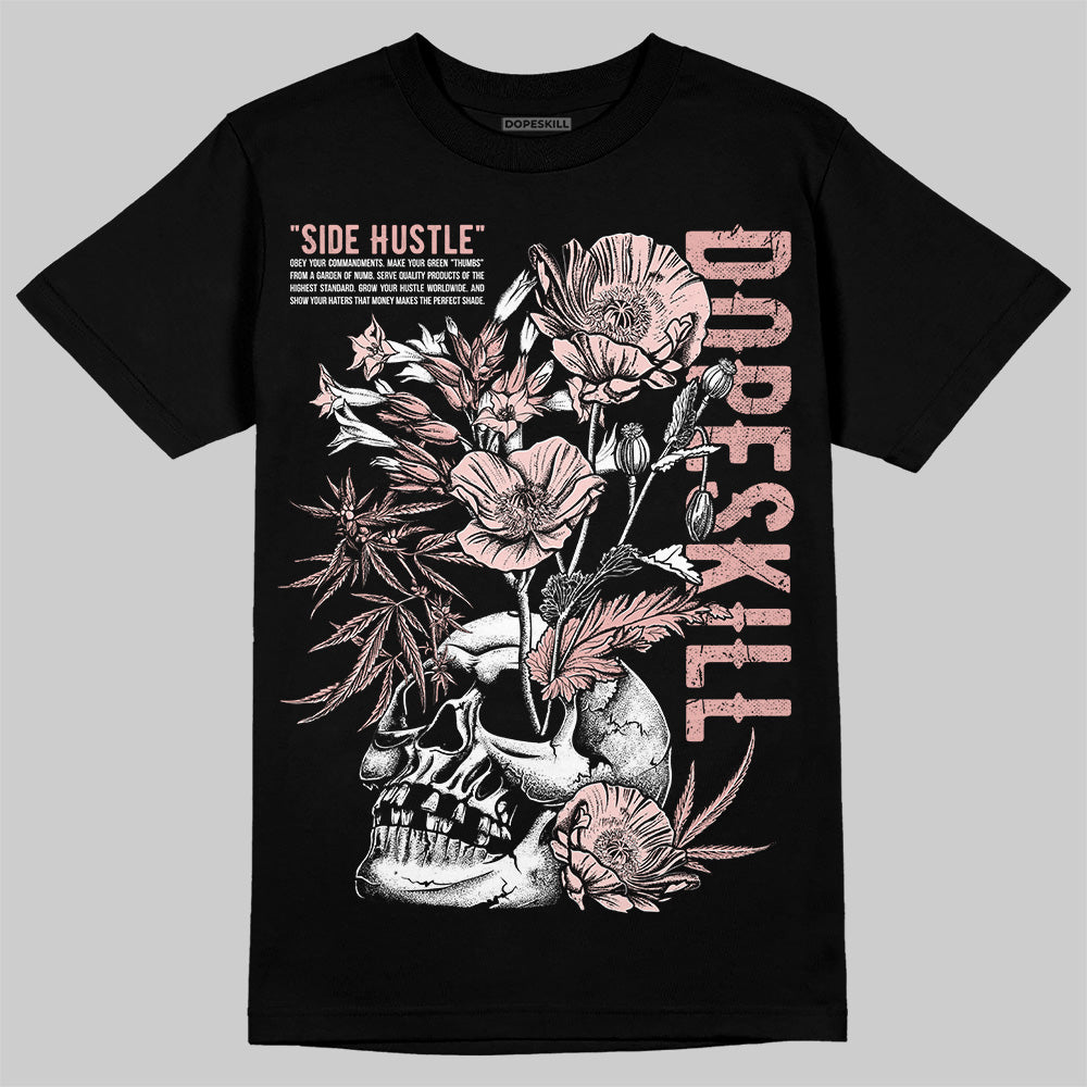 Leather Curb Glitter Pale Pink superstreetwear T-Shirt Side Hustle Graphic