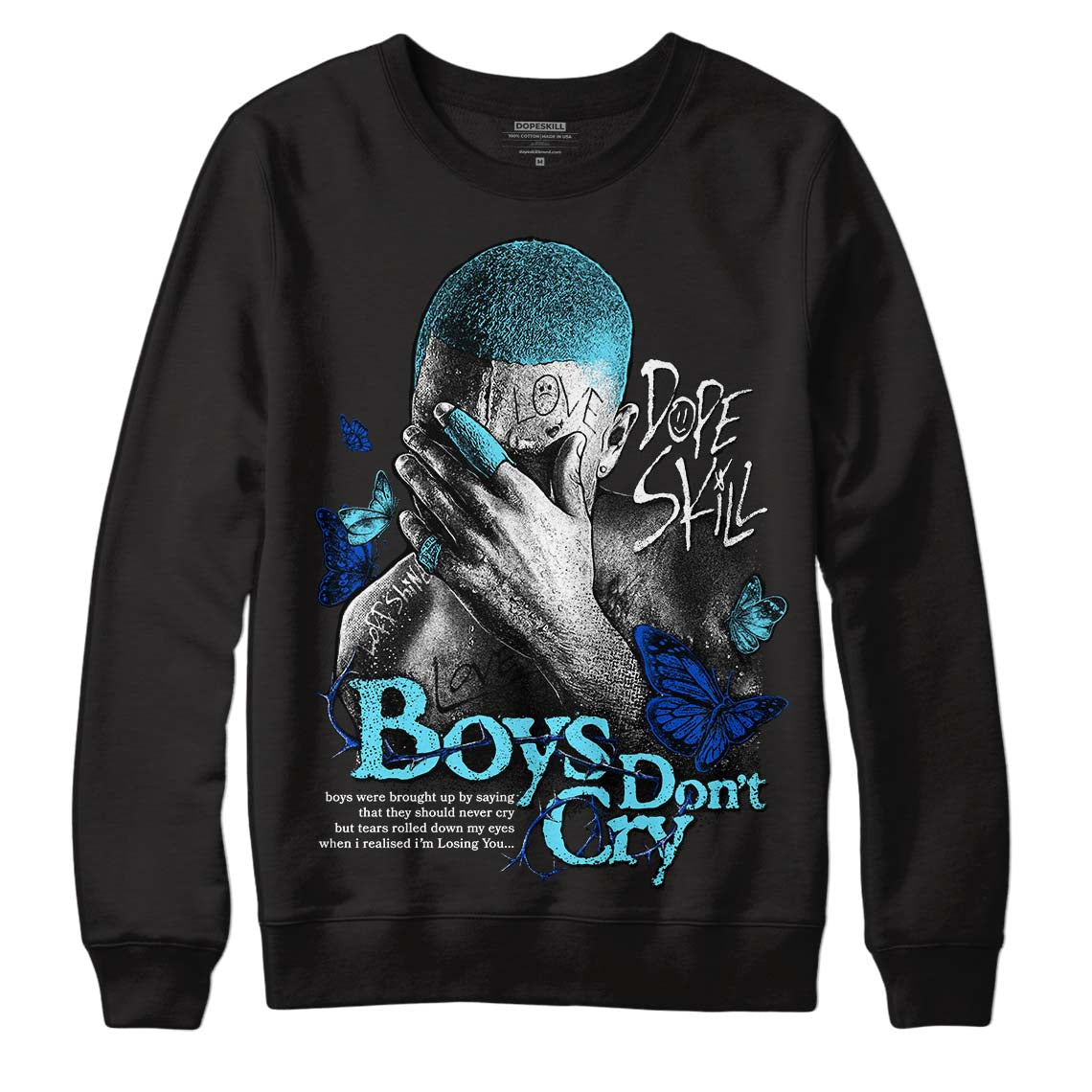 SB Dunk Argon superstreetwear Sweatshirt Boys Don't Cry Graphic