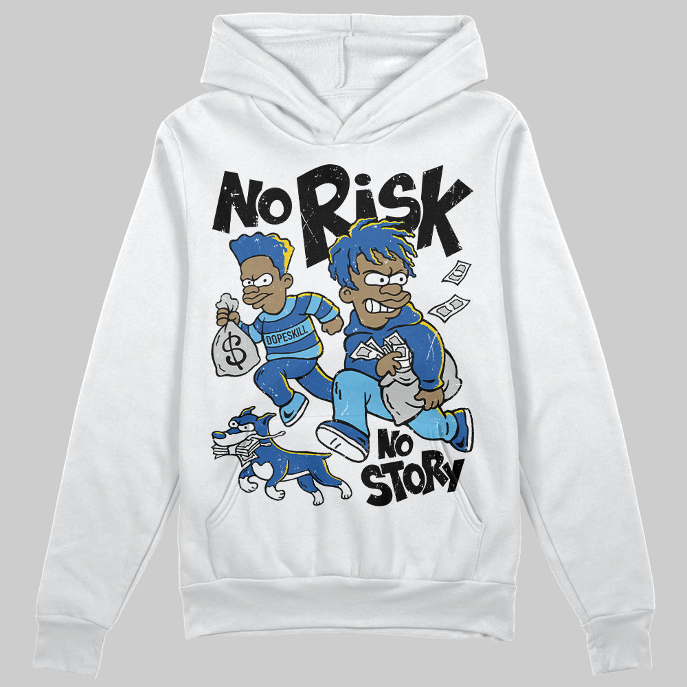 Blueberry 12s superstreetwear Hoodie Sweatshirt No Risk No Story Graphic