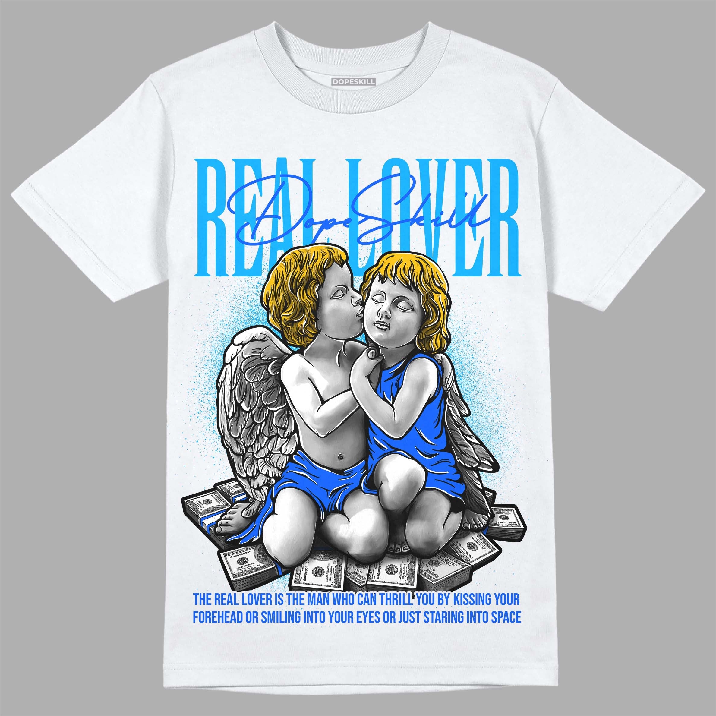 Royal Blue Collection superstreetwear T-Shirt Real Lover Graphic