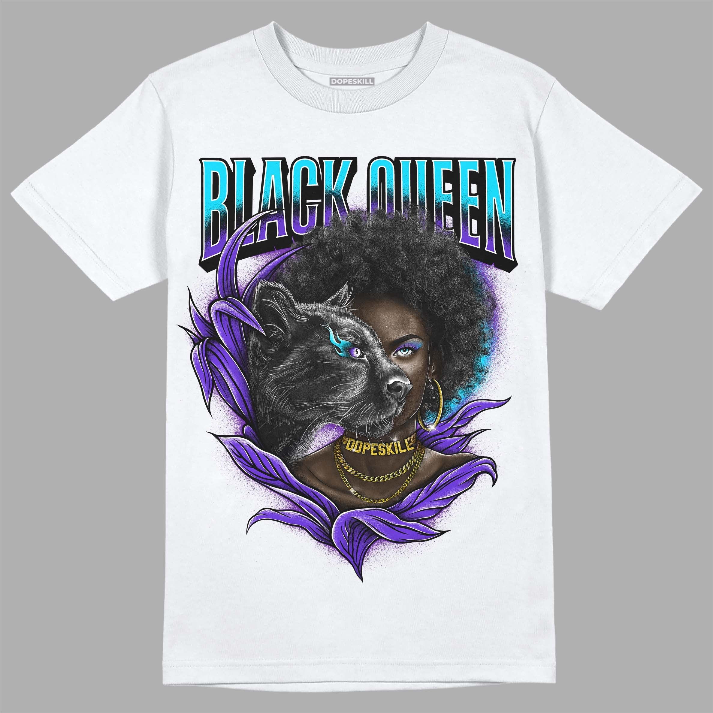 Aqua 6s superstreetwear T-Shirt New Black Queen Graphic