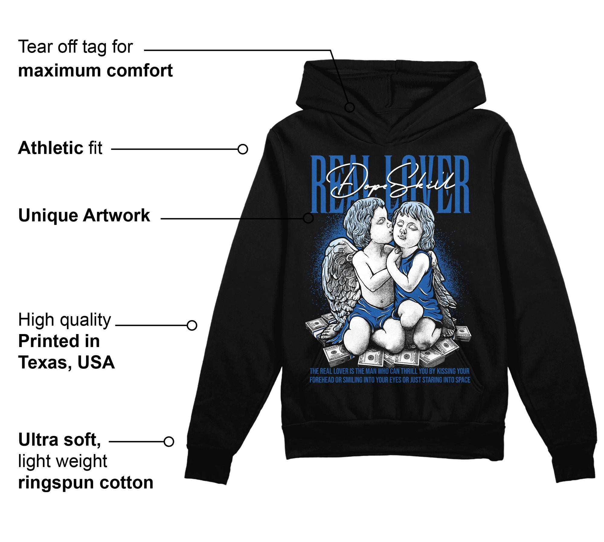 Space Jam 11s superstreetwear Hoodie Sweatshirt Real Lover Graphic