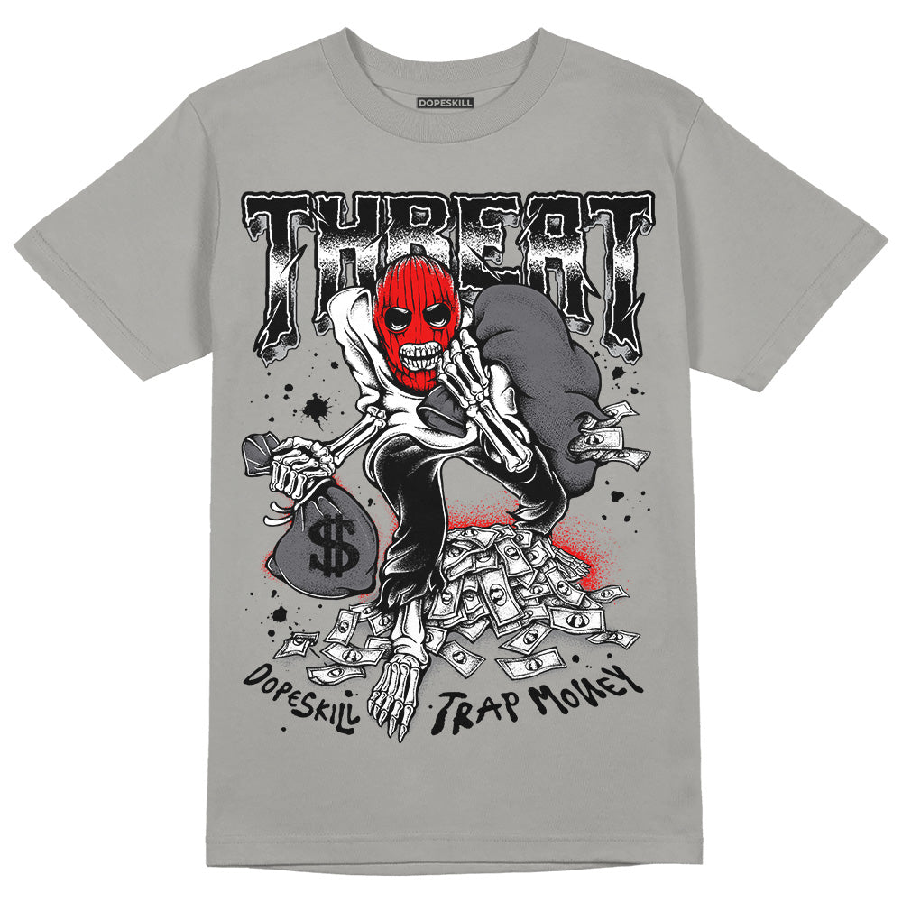 Wet Cement 4s superstreetwear Grey T-shirt Threat Graphic