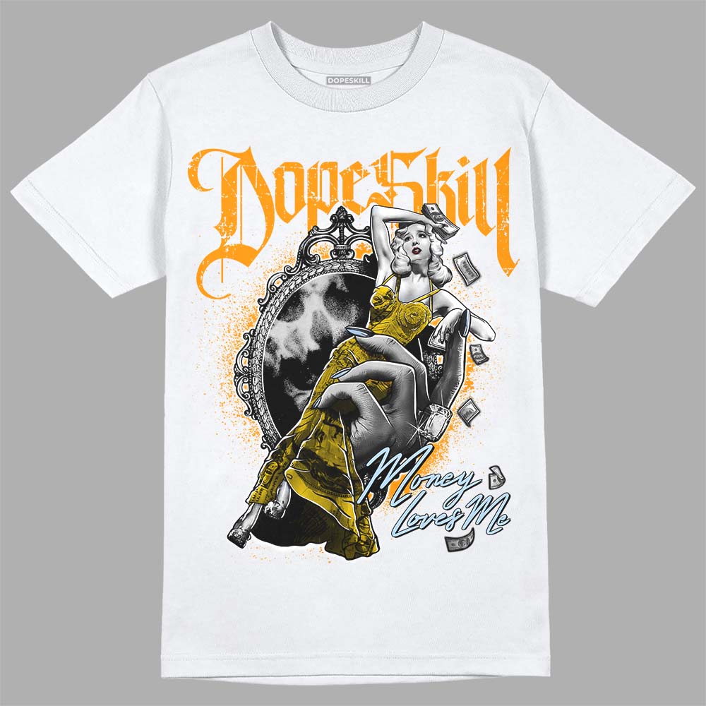Yellow Ochre 6s superstreetwear T-Shirt Money Loves Me Graphic