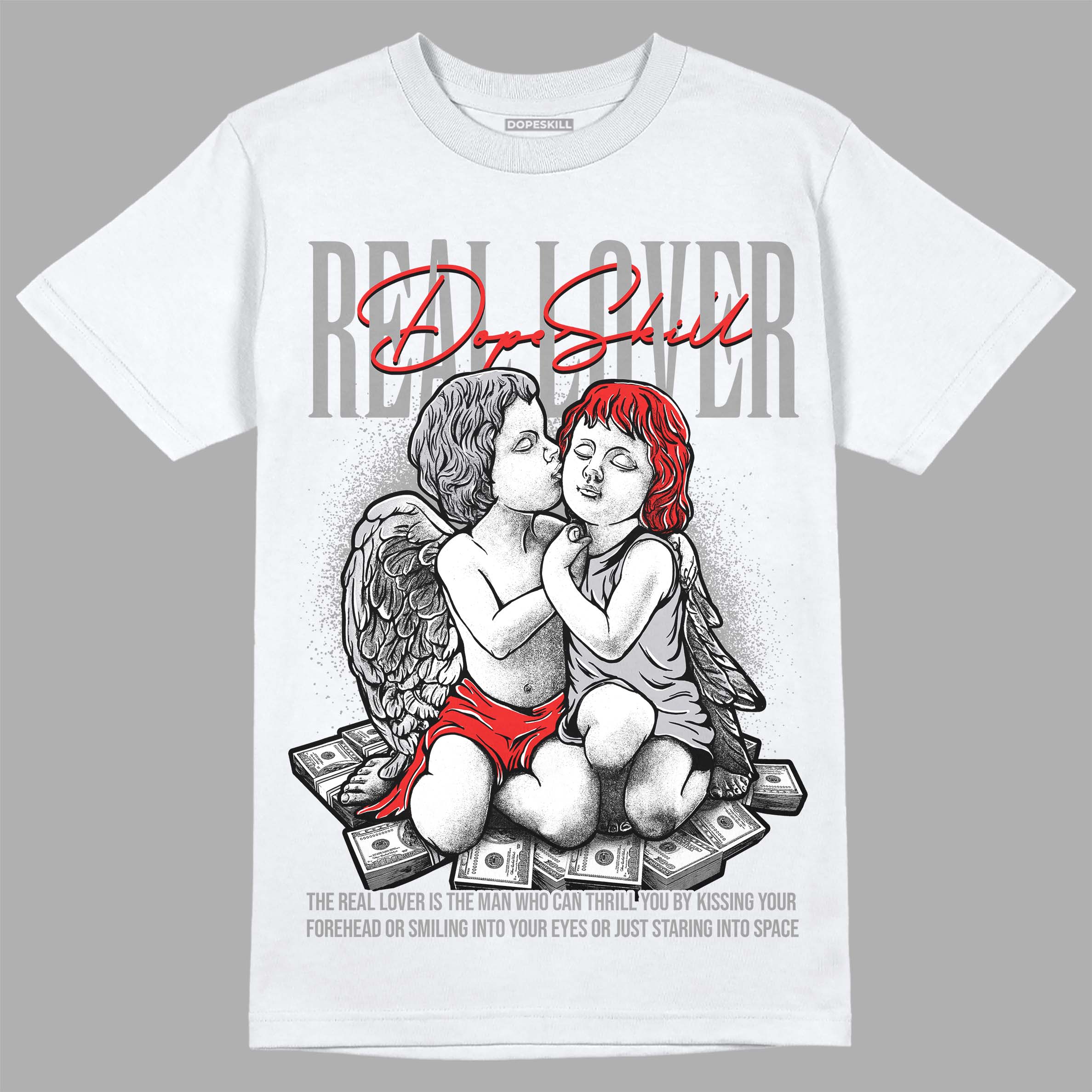 Grey Collection superstreetwear T-Shirt Real Lover Graphic