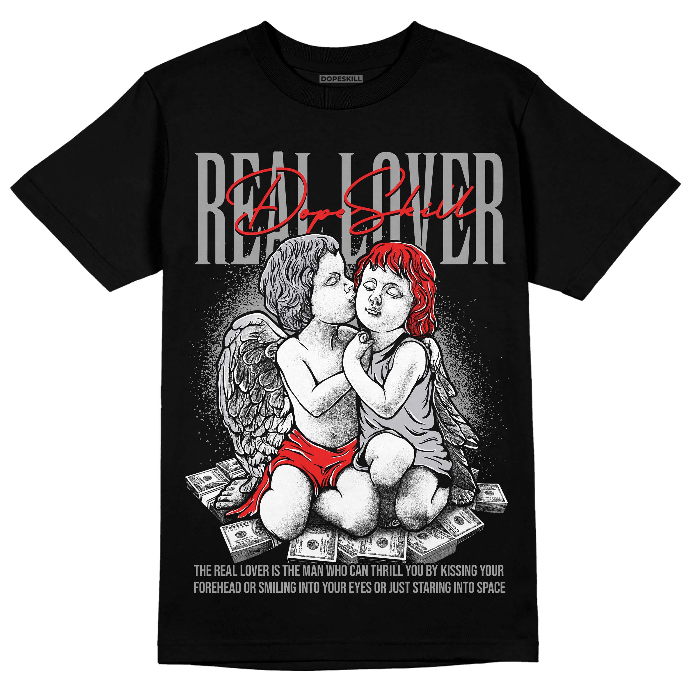 Grey Collection superstreetwear T-Shirt Real Lover Graphic