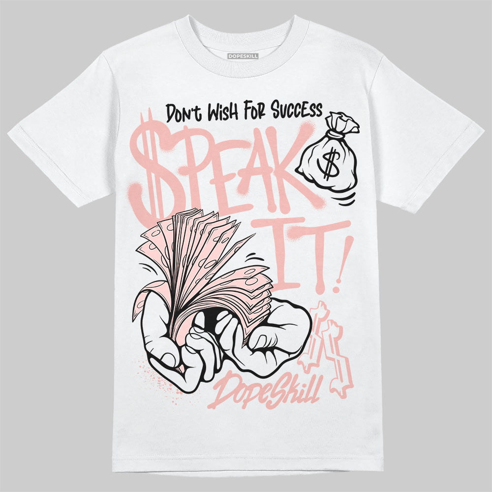 Leather Curb Glitter Pale Pink superstreetwear T-Shirt Speak It Graphic