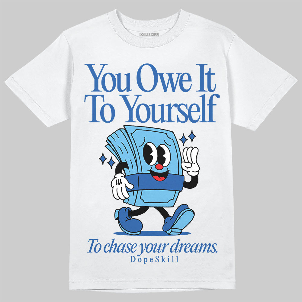 Blueberry 12s superstreetwear T-Shirt Owe It To Yourself Graphic