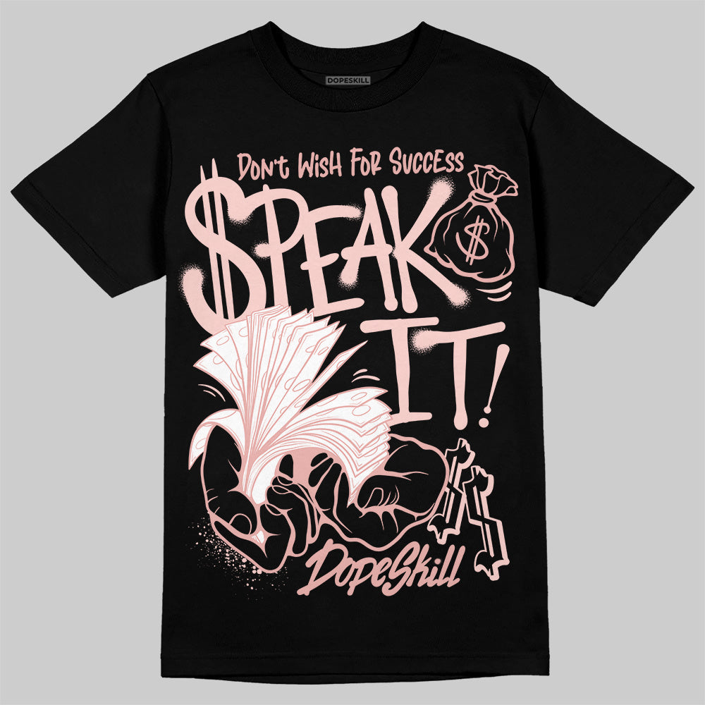 Leather Curb Glitter Pale Pink superstreetwear T-Shirt Speak It Graphic