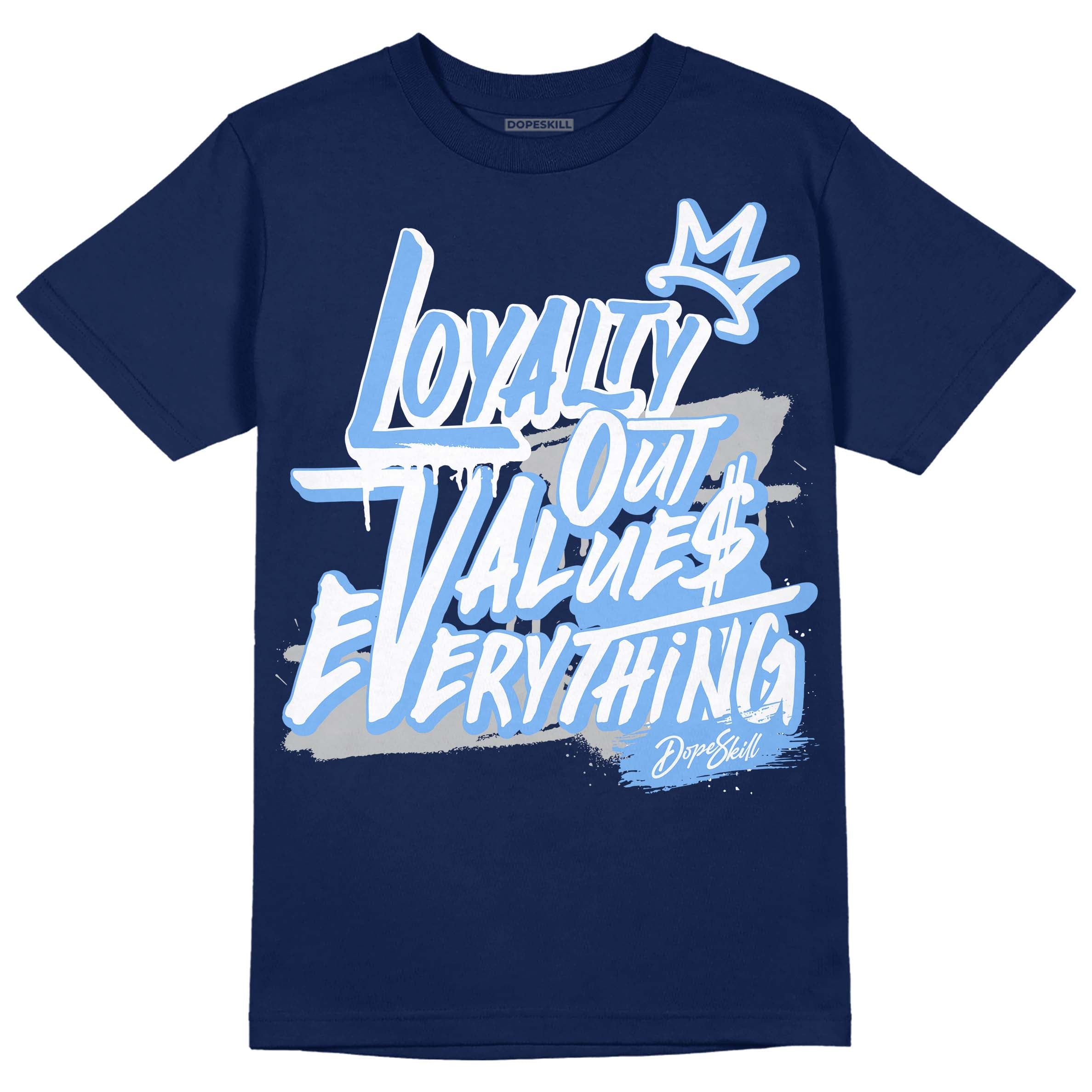 Midnight Navy 5s superstreetwear Navy T-Shirt LOVE Graphic