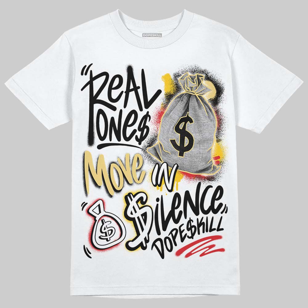 Quai 54 x Tour Yellow Black 1s superstreetwear T-Shirt Real Ones Move In Silence Graphic