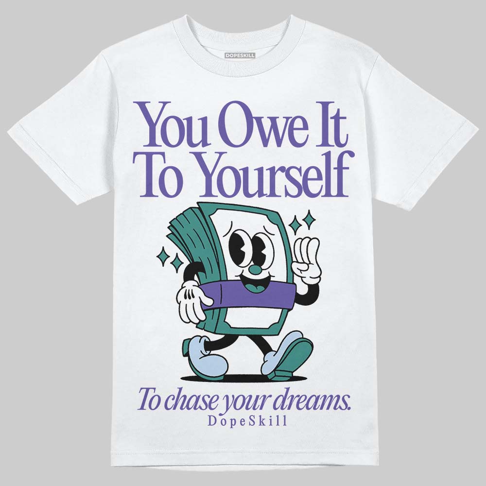 Grape 5s superstreetwear T-Shirt Owe It To Yourself Graphic