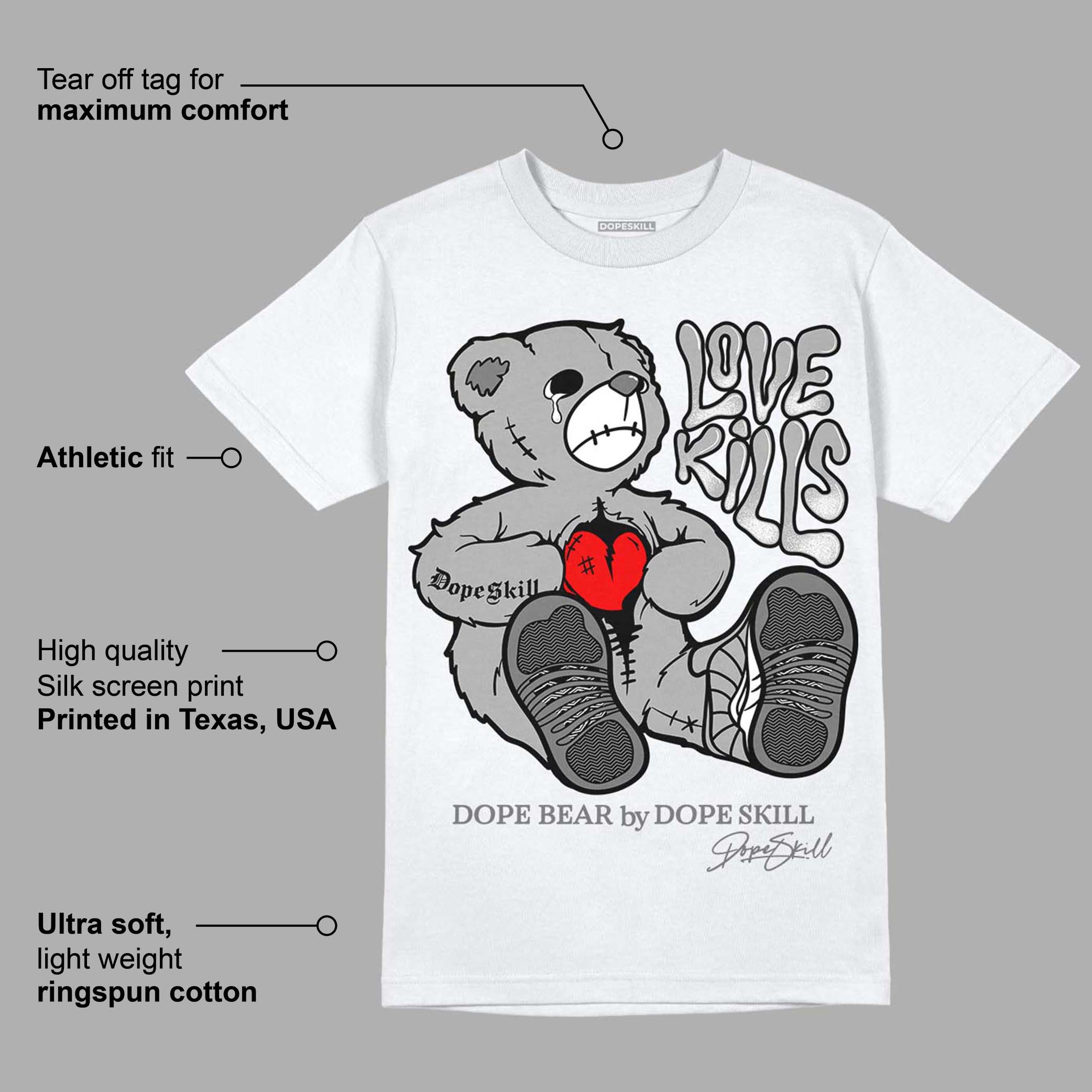 Stealth 12s superstreetwear T-Shirt Love Kills Graphic