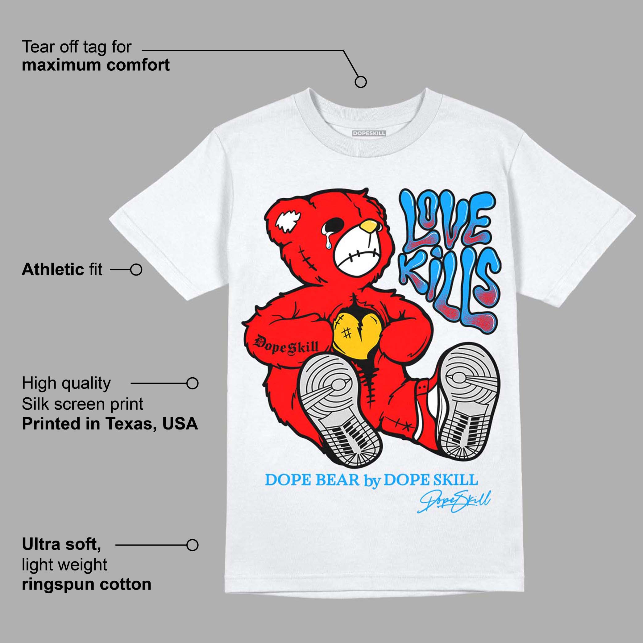 Fruity Pebbles Dunks superstreetwear T-Shirt Love Kills Graphic