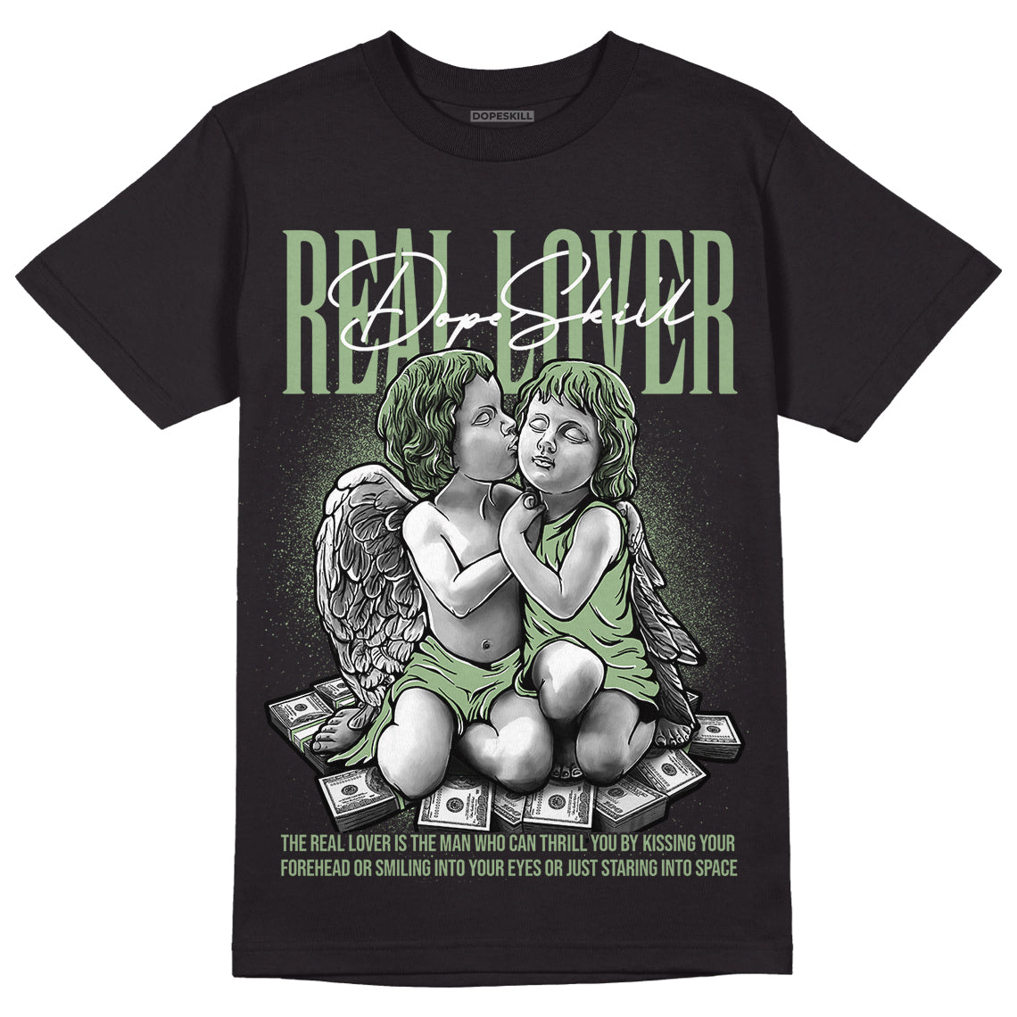 Seafoam 4s superstreetwear T-Shirt Real Lover Graphic