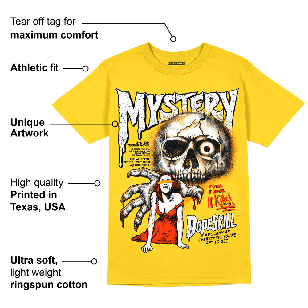 Yellow Ochre 6s superstreetwear Yellow T-shirt Mystery Ghostly Grasp Graphic
