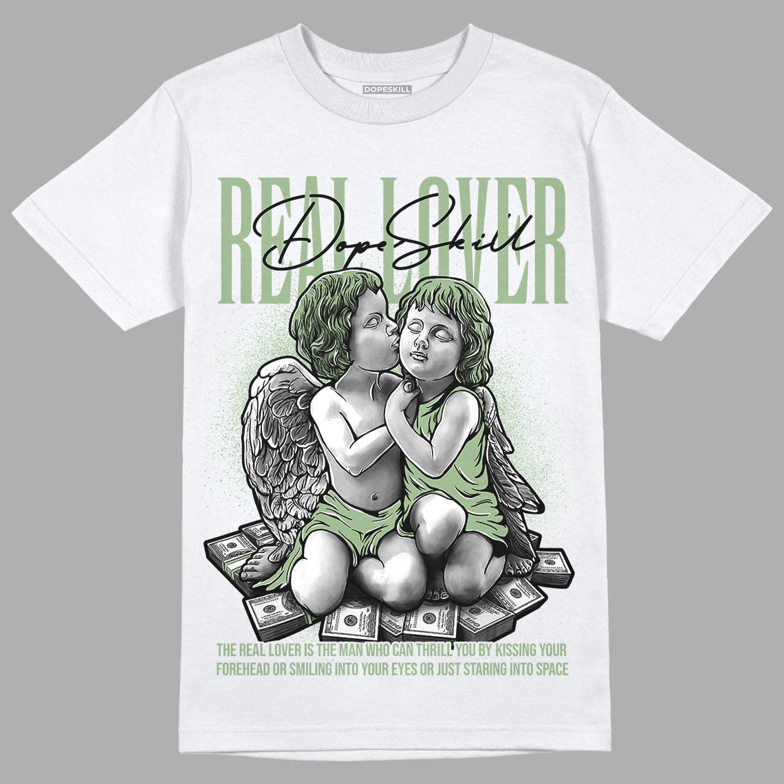 Seafoam 4s superstreetwear T-Shirt Real Lover Graphic