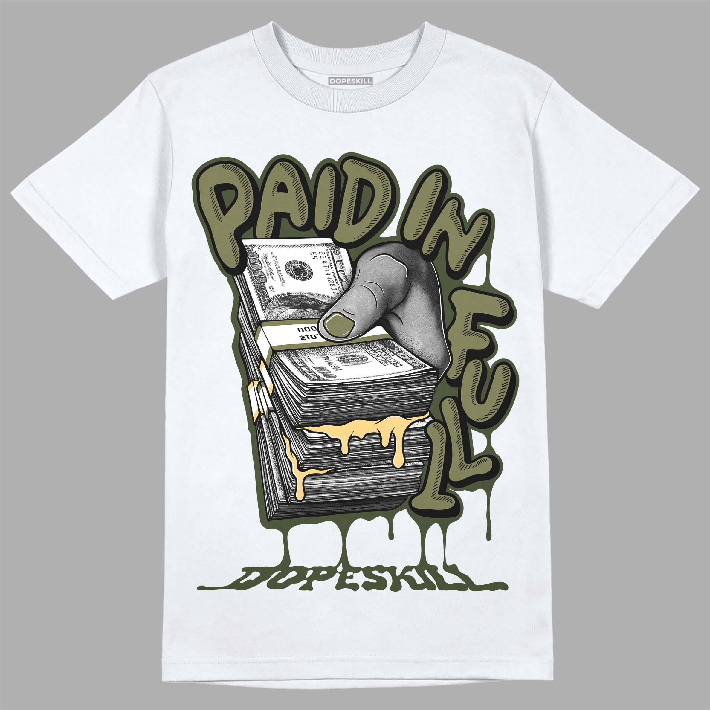 Craft Olive 4s superstreetwear T-Shirt Paid In Full Graphic