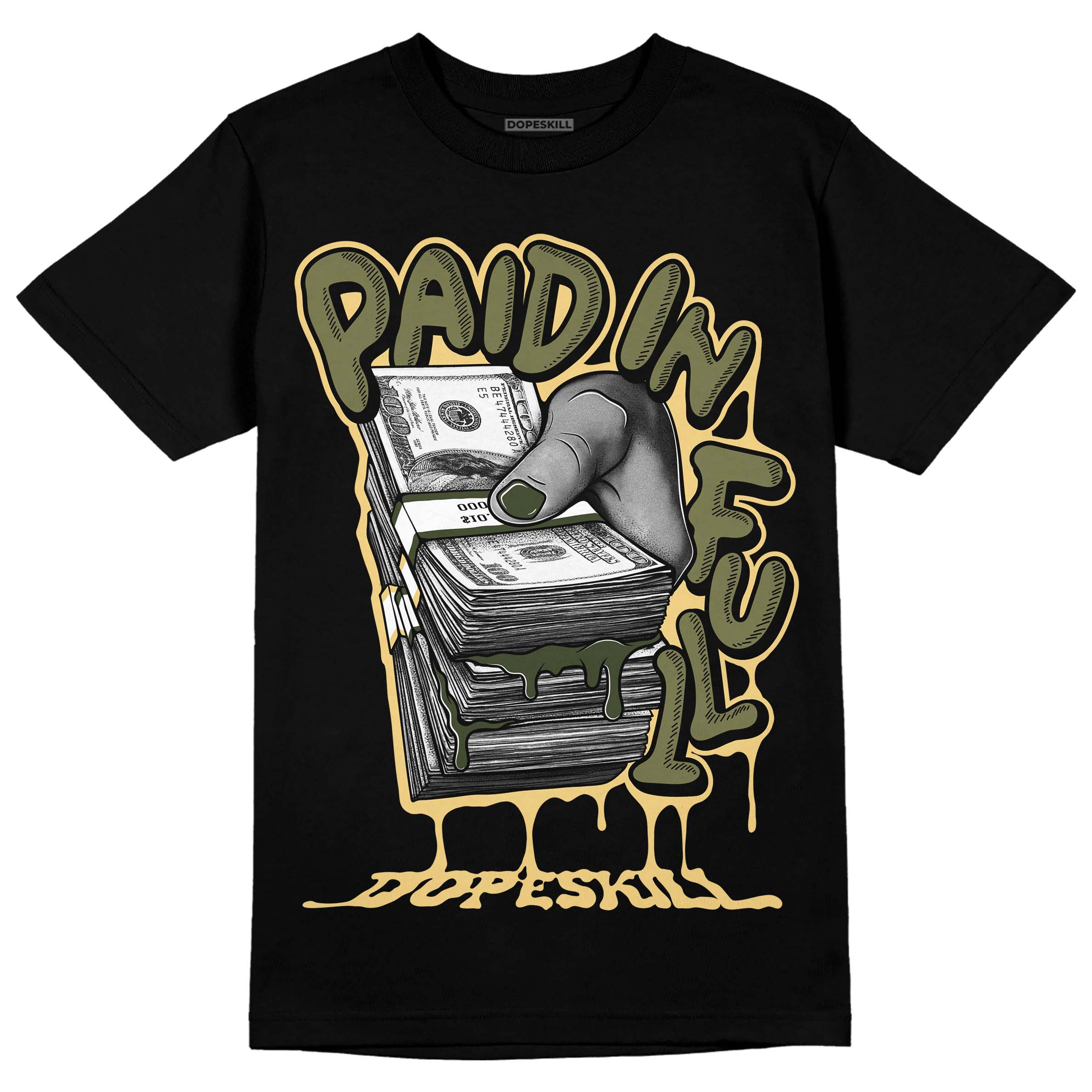 Craft Olive 4s superstreetwear T-Shirt Paid In Full Graphic